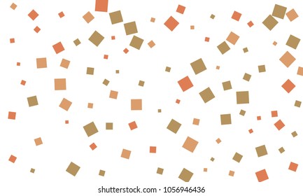 Many Stylish, Modern and Nice Looking Grey and Red Confetti of Different Size on White Background