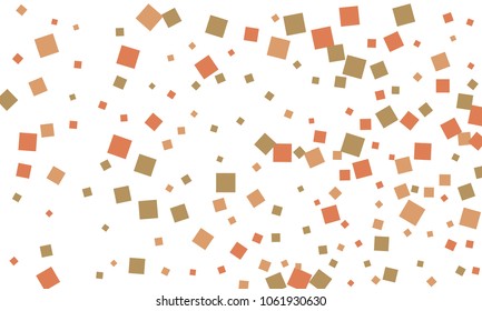 Many Stylish, Modern and Nice Looking Grey and Red Confetti of Different Size on White Background