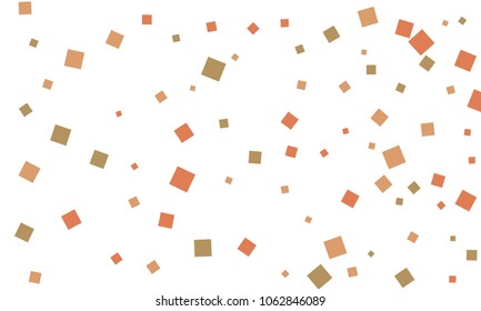 Many Stylish, Modern and Nice Looking Grey and Red Confetti of Different Size on White Background