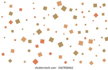 Many Stylish, Modern and Nice Looking Grey and Red Confetti of Different Size on White Background