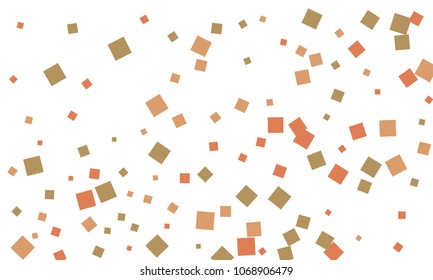 Many Stylish, Modern and Nice Looking Grey and Red Confetti of Different Size on White Background