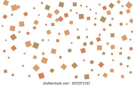 Many Stylish, Modern and Nice Looking Grey and Red Confetti of Different Size on White Background