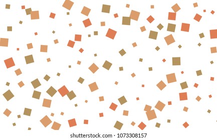 Many Stylish, Modern and Nice Looking Grey and Red Confetti of Different Size on White Background