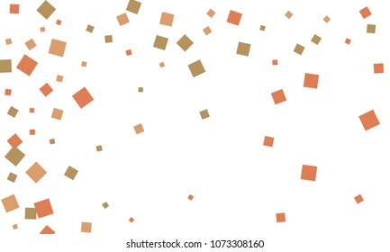 Many Stylish, Modern and Nice Looking Grey and Red Confetti of Different Size on White Background