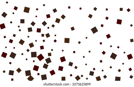 Many Stylish, Modern and Nice Looking Grey and Dark Red Confetti of Different Size on White Background