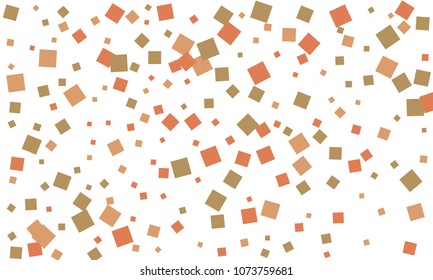 Many Stylish, Modern and Nice Looking Grey and Red Confetti of Different Size on White Background