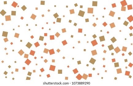Many Stylish, Modern and Nice Looking Grey and Red Confetti of Different Size on White Background