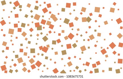Many Stylish, Modern and Nice Looking Grey and Red Confetti of Different Size on White Background