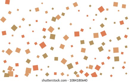 Many Stylish, Modern and Nice Looking Grey and Red Confetti of Different Size on White Background