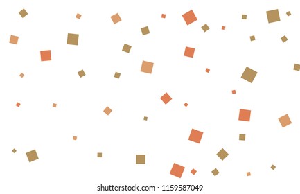 Many Stylish, Modern and Nice Looking Grey and Red Confetti of Different Size on White Background