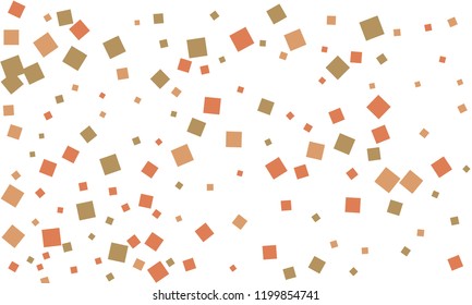 Many Stylish, Modern and Nice Looking Grey and Red Confetti of Different Size on White Background