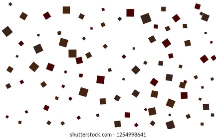 Many Stylish, Modern and Nice Looking Grey and Dark Red Confetti of Different Size on White Background