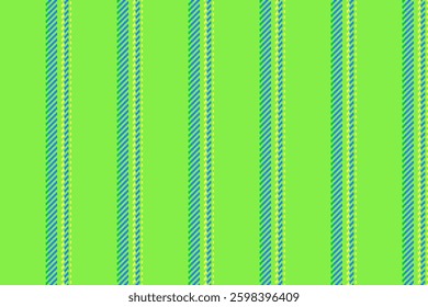 Many textile pattern vector, advertisement texture stripe seamless. Festive vertical lines fabric background in green and blue colors palette.