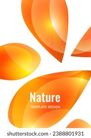 Muchos pétalos transparentes aislados sobre un fondo blanco. Ilustración del vector