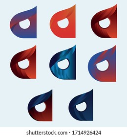 many variants of the same logo for accounting and commercial organizations