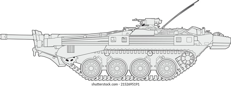 In many ways, the breakthrough main battle tank of the Swedish army is the Strv 103. The first production tank with a gas turbine engine, as well as a tank completely without a turret.