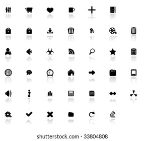 Many web icons. Vector illustration