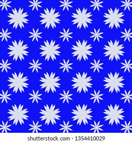 so many white flower simple pattern illustration