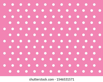 Many white spots on pink background