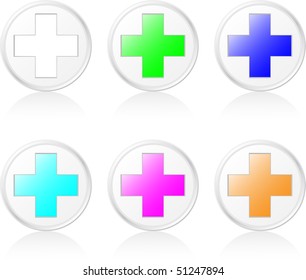 many-color cross