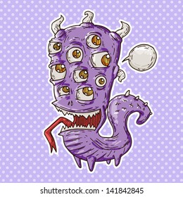 many-eyed monster