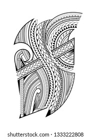 maori design for the side of the arms or downer part of the legs 