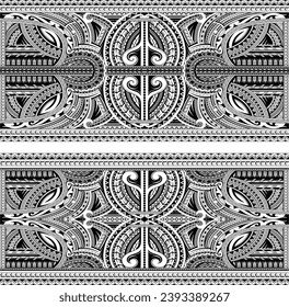 Maori ethnic tribal design. Good for arm tattoo