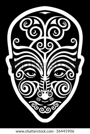 maori face tattoo