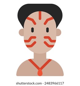 Maori icon for web, app, infographic, etc