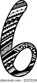 Maori Mandala - 6 number