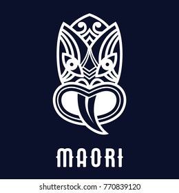 Maori mask logo