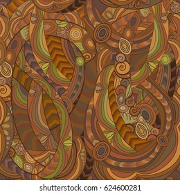 Maori ornament stylization pattern