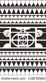 Maori / Polynesian Tattoo Style Ornament - Ready for Print and used for Stencyl as Custom Artwork