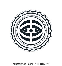 Maori / Polynesian Tattoo Style Ornament - Ready for Print and used for Stencyl as Custom Artwork