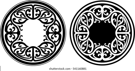 Maori Round Pattern