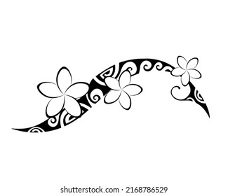 Maori Style Tattoo Ethnic Decorative Oriental Stock Vector (Royalty ...