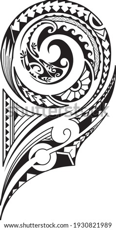 Maori tattoo design for the upper arm