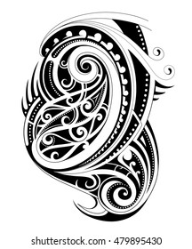 Maori tribal design