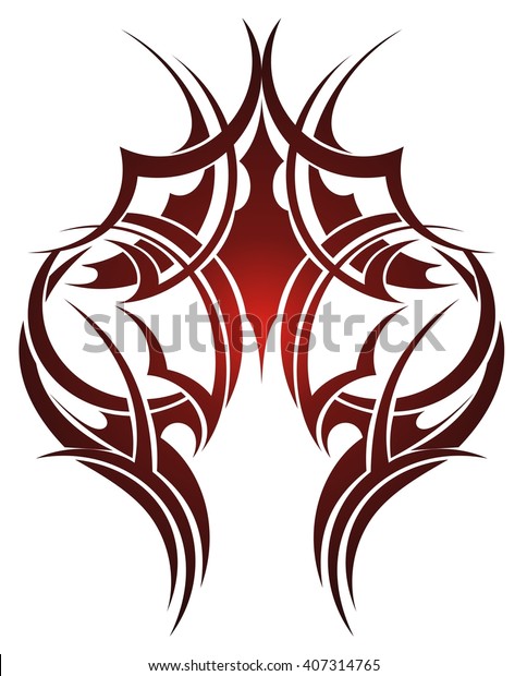 Maori tribal tattoo\
