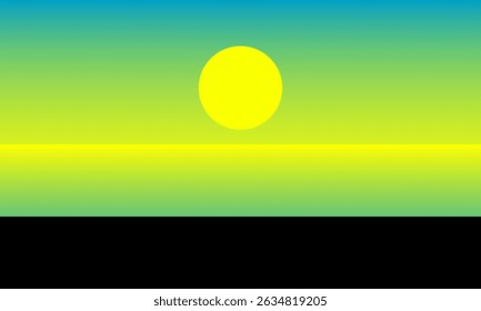 Maota summer backgroundsunset in the evening at the sea
