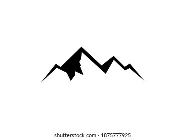 maountain logo vector design icon