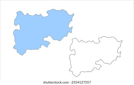 Map of AAAA, Hathras District, Uttar Pradesh State, Republic of India, Government of  Uttar Pradesh, Indian territory, Eastern India, politics, village, tourism