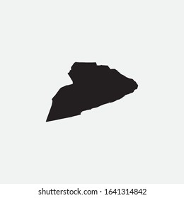 Map of Accra - Ghana graphic element Illustration template design
