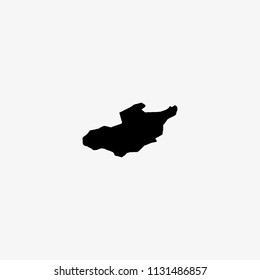 Map of Adiyaman - Turkey Vector Illustration