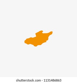 Map of Adiyaman - Turkey Vector Illustration