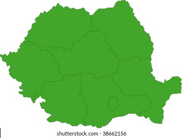 Karte der Verwaltungsabteilungen Rumäniens