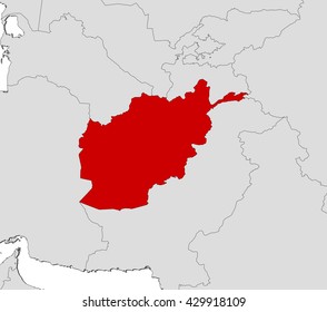 Map - Afghanistan