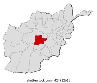 Map - Afghanistan, Daykundi