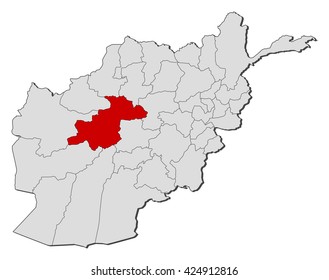 Map - Afghanistan, Ghor