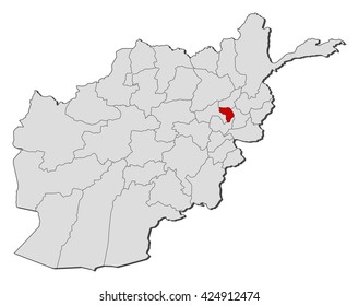 Map - Afghanistan, Kapisa